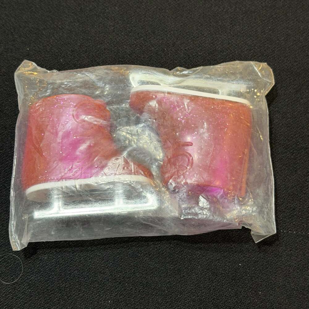 Glitter Pink Ice-skates for 18" doll NEW!